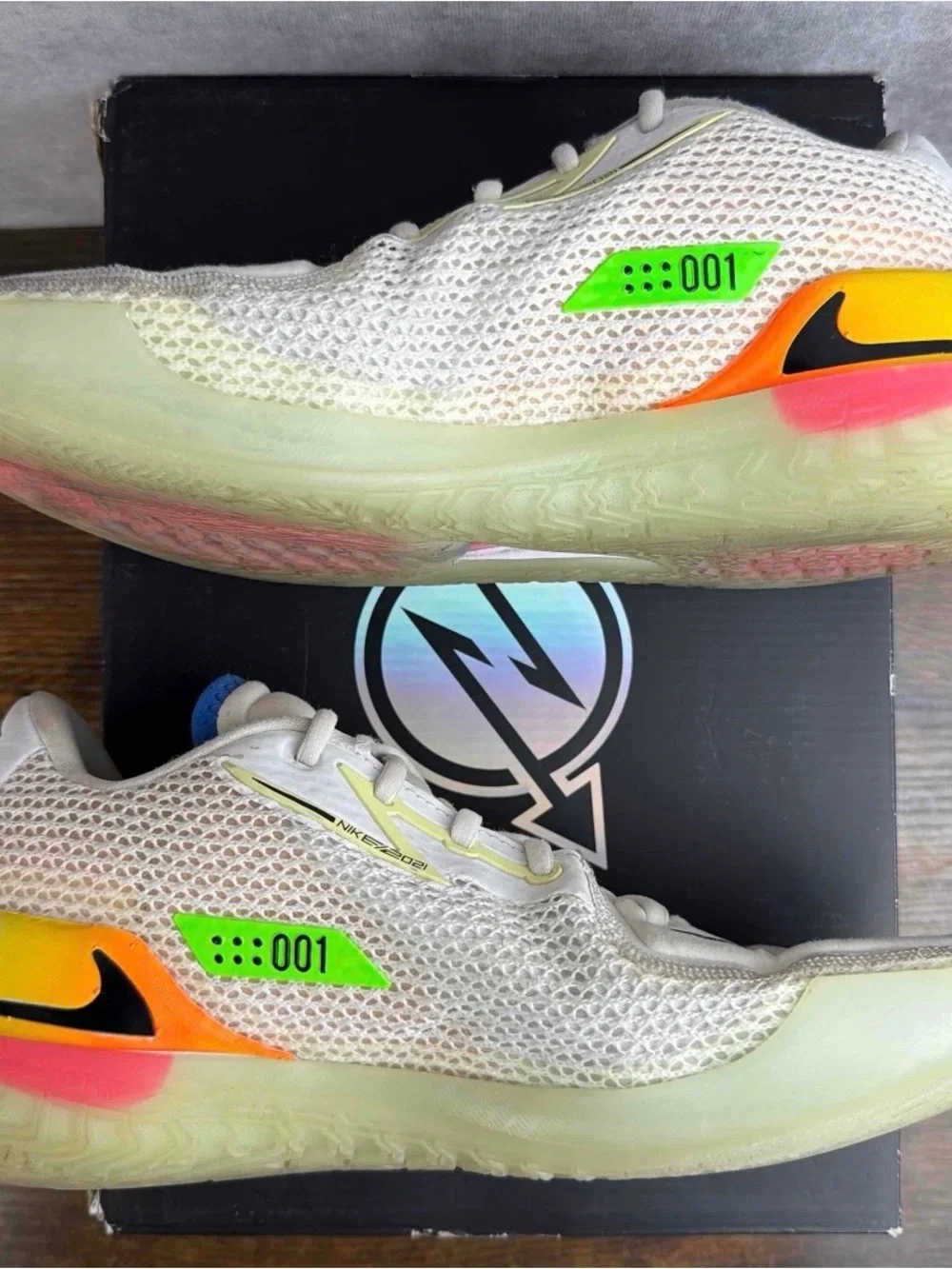 Nike Air Zoom GT Cut Ghost Size 9 DX4112-114 Men’s Basketball Sneakers OG Rare